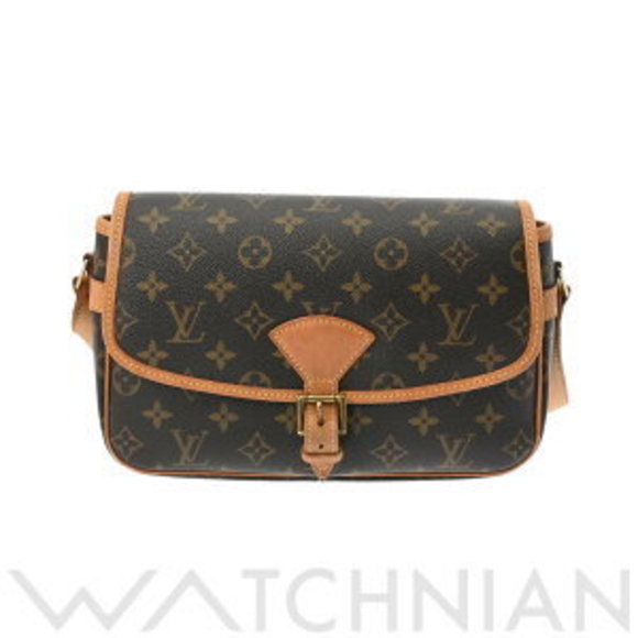 Louis Vuitton Monogram Sologne Brown Canvas Shoulder Bag - Picture 1 of 9